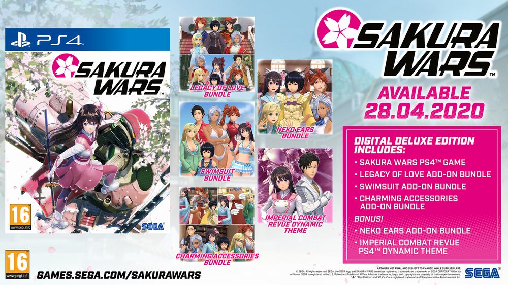 Sakura Wars edizioni speciali ps4